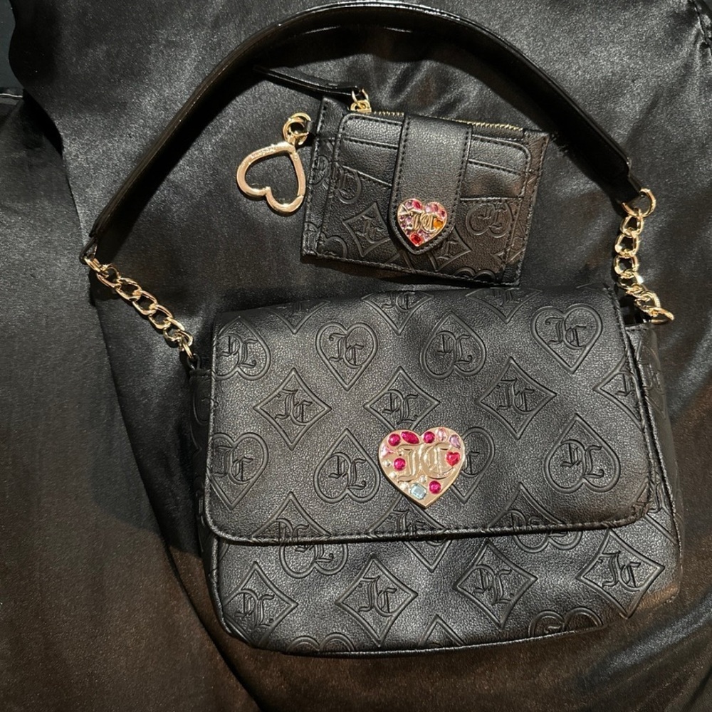 Black Designer Women's Bag Set